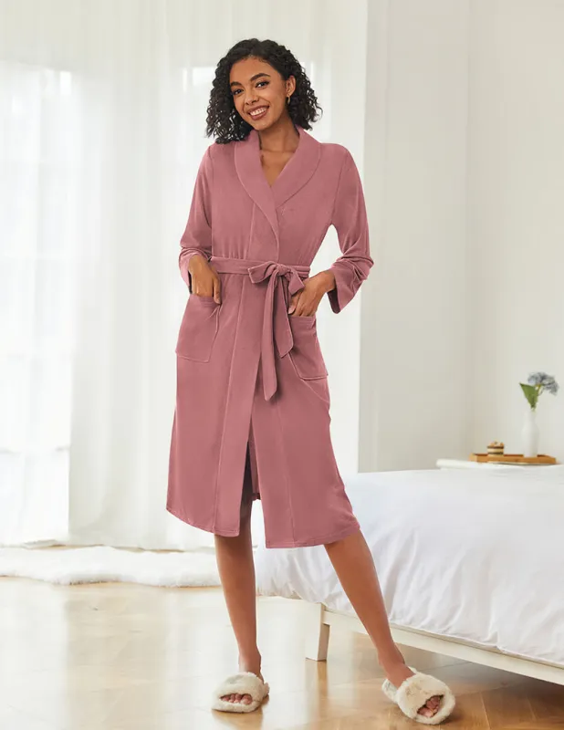 Comfy Calf Length Bathrobe (US Only) made by Ekouaer