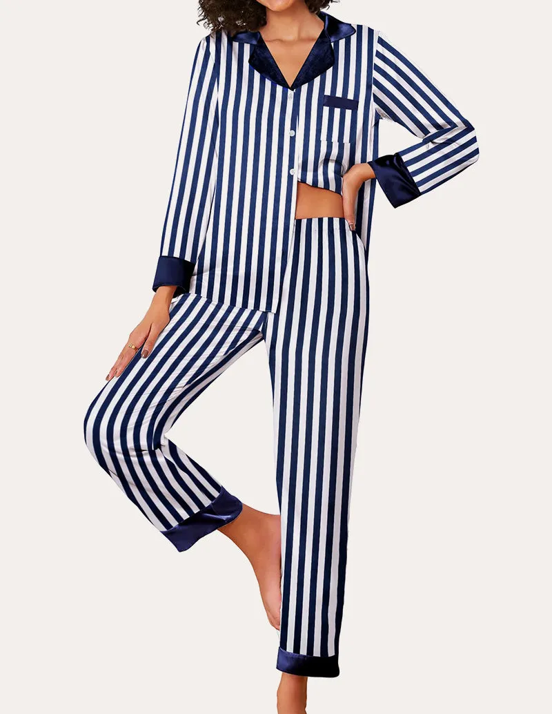 Stylish Silk Satin Pajama Set (US Only) sold by Ekouaer product image thumbnail 3