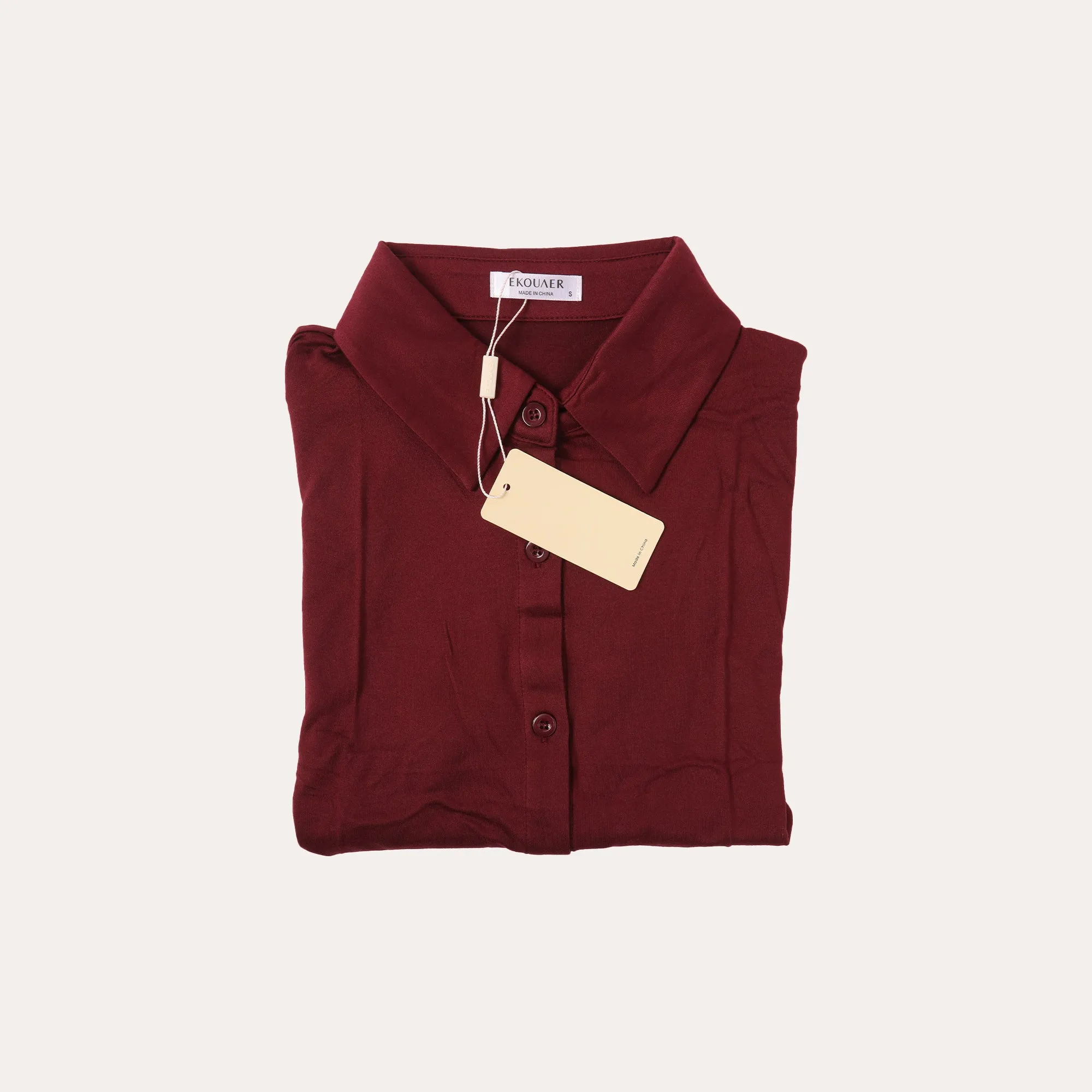 Ekouaer Comfy Short Sleeves Shirt sold by Ekouaer product image thumbnail 2