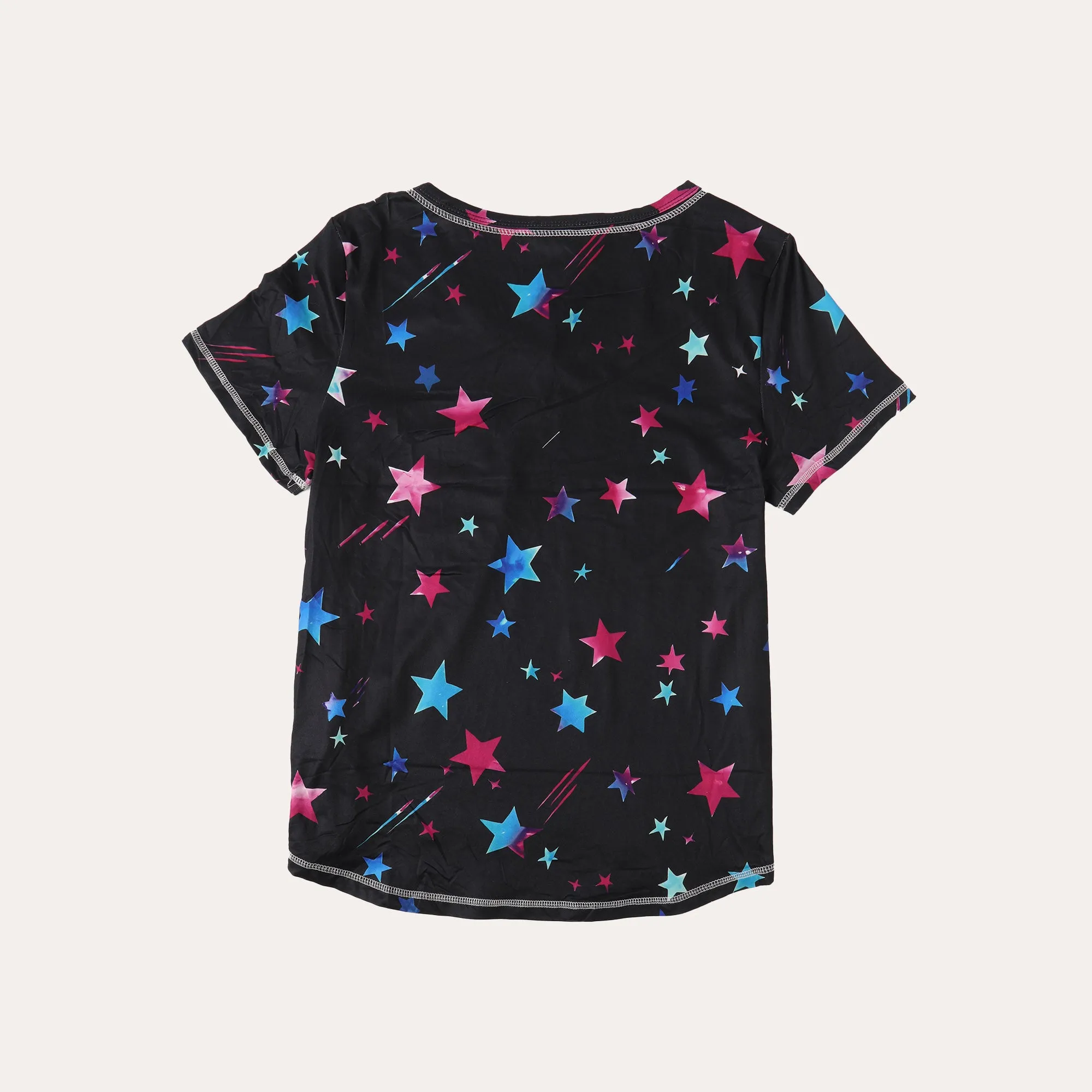 Ekouaer Star Printed T-Shirt sold by Ekouaer product image thumbnail 4
