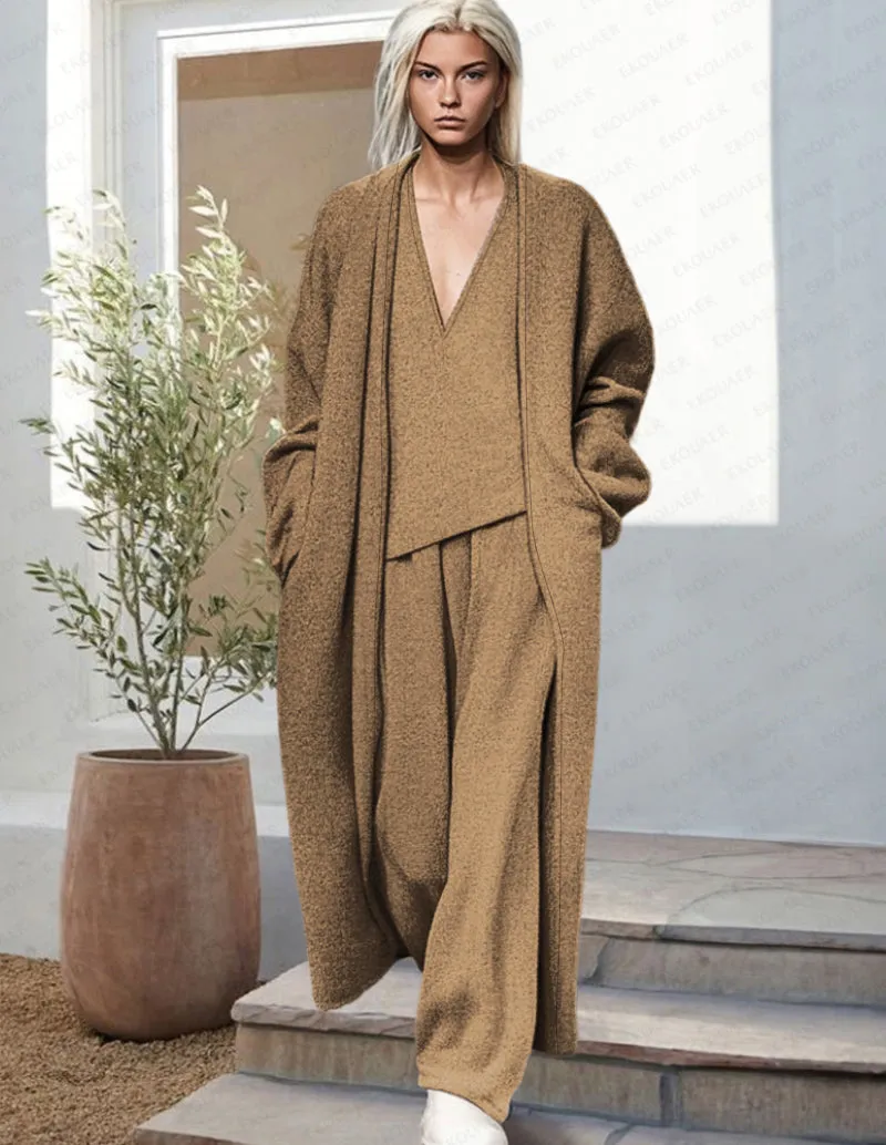 Soft Versatile 3-Piece Lounge Set sold by Ekouaer