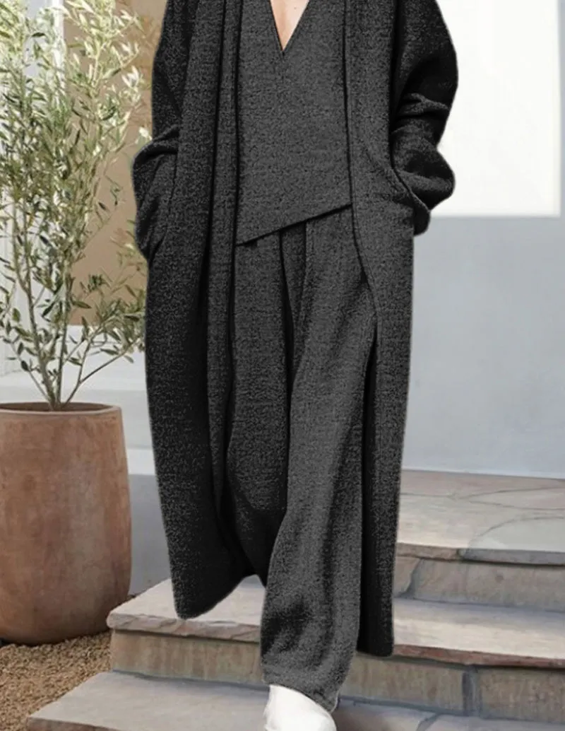 Soft Versatile 3-Piece Lounge Set sold by Ekouaer product image thumbnail 4