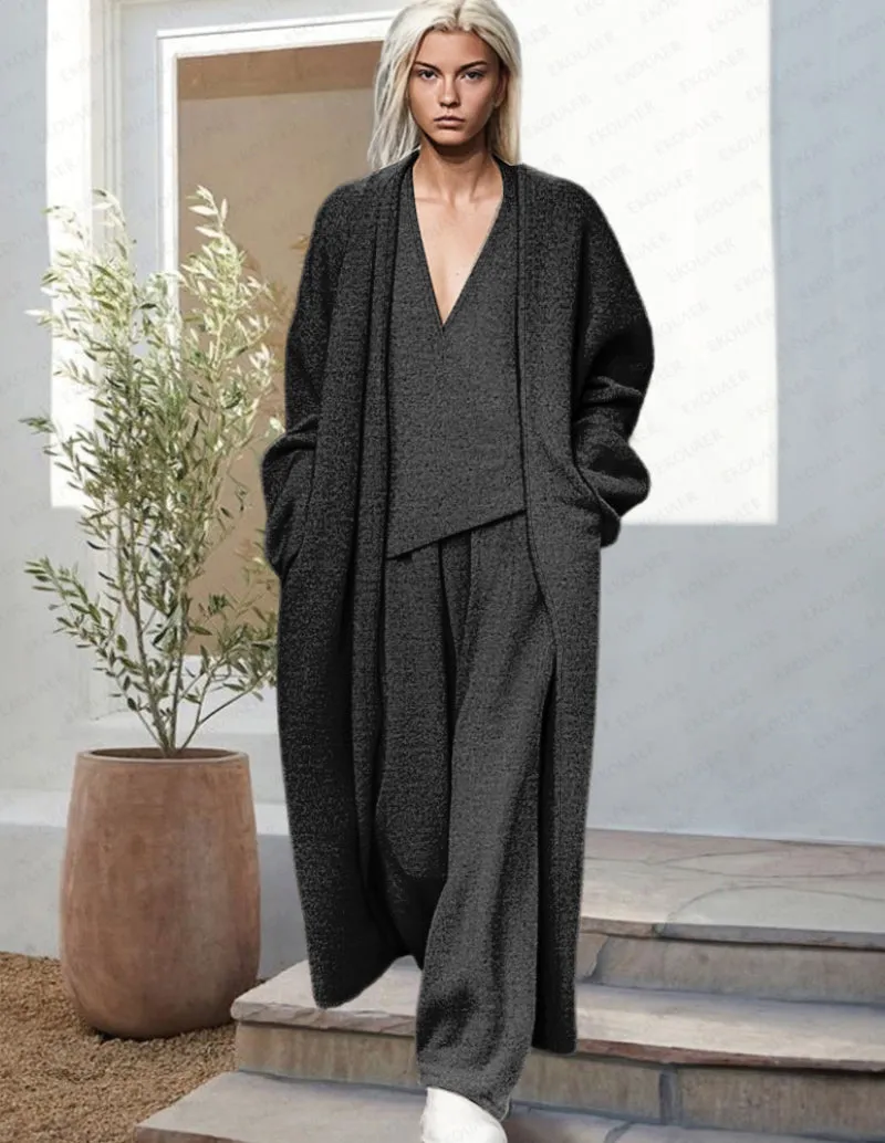 Soft Versatile 3-Piece Lounge Set sold by Ekouaer product image thumbnail 2