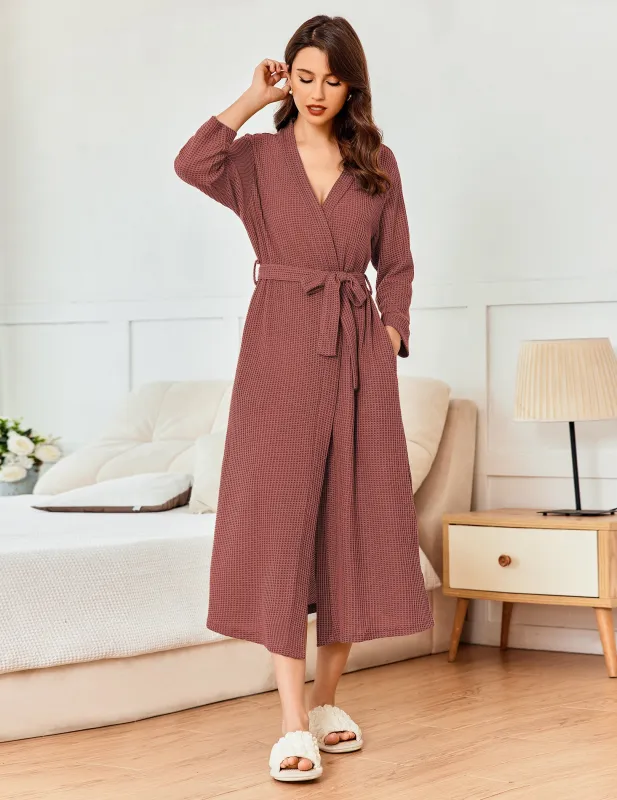 Soft Waffle Kimono Robes (US Only) made by Ekouaer