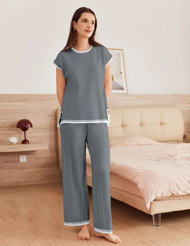 Stylish Knit Lounge Matching Set (US Only) sold by Ekouaer