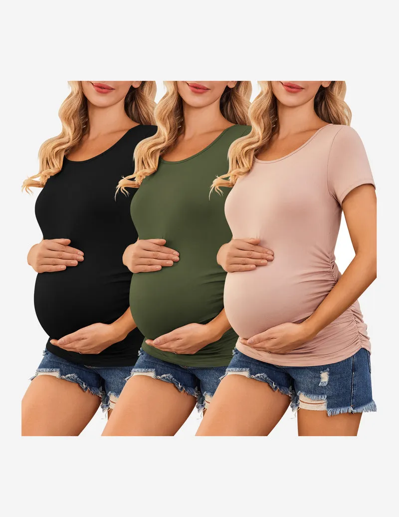 Casual 3 Packs Maternity T-Shirts (US Only) sold by Ekouaer
