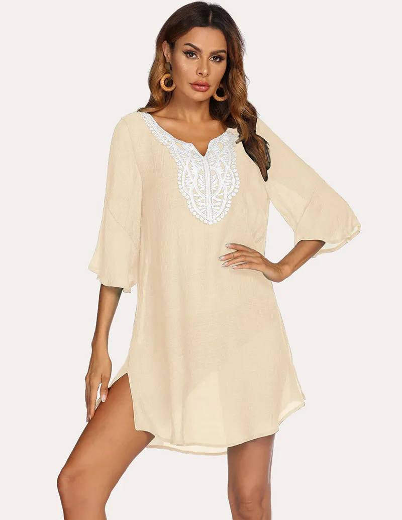 Unique Lace Crochet Coverup Dress (US Only) sold by Ekouaer product image thumbnail 2