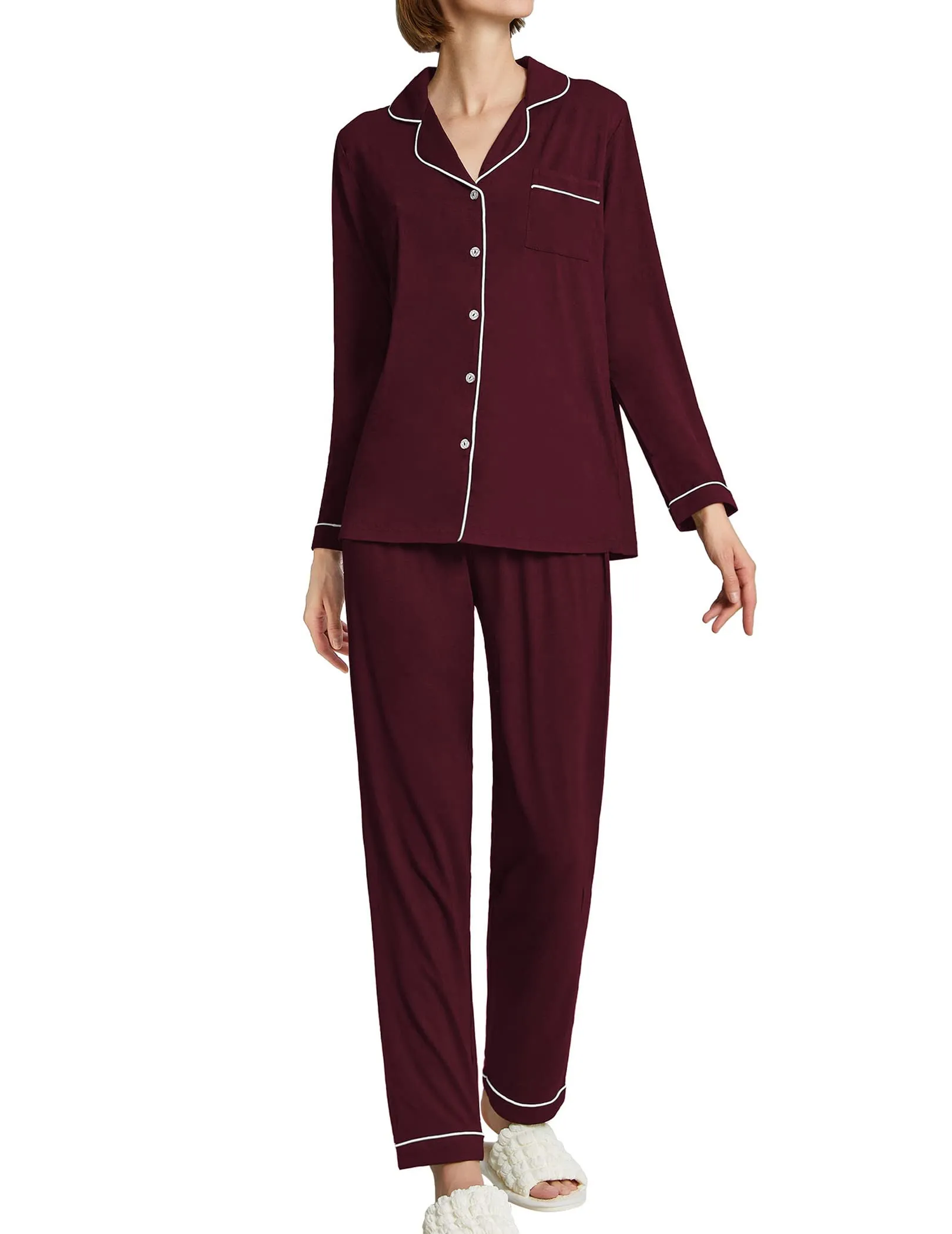 Premium Soft Pajama Set with Gift Box (US Only) sold by Ekouaer product image thumbnail 3