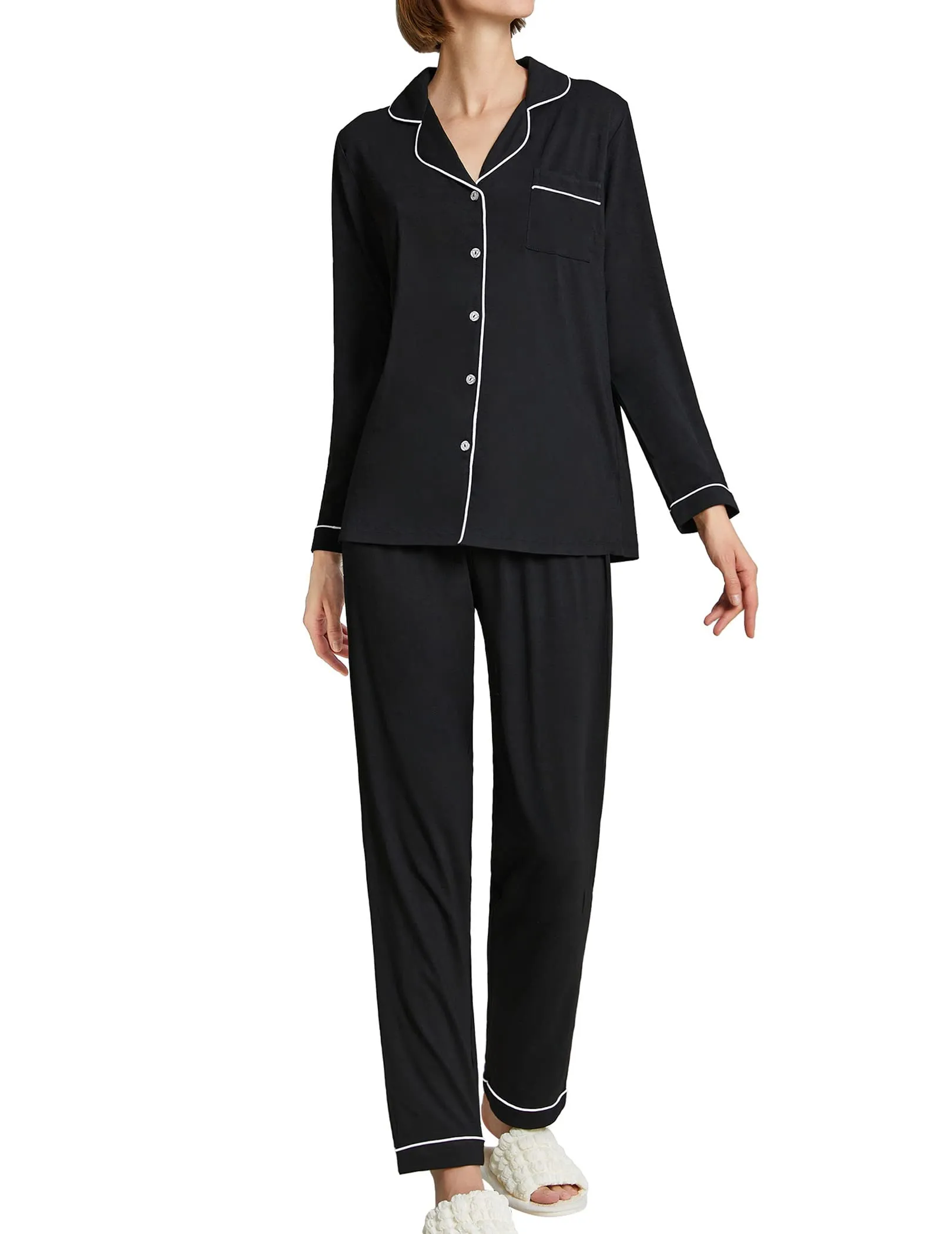 Premium Soft Pajama Set with Gift Box (US Only) sold by Ekouaer product image thumbnail 2