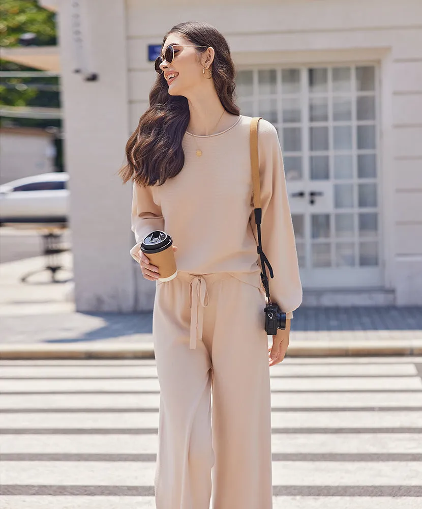 Ekouaer Cozy Knit Pajama Sets (US Only) sold by Ekouaer product image thumbnail 2