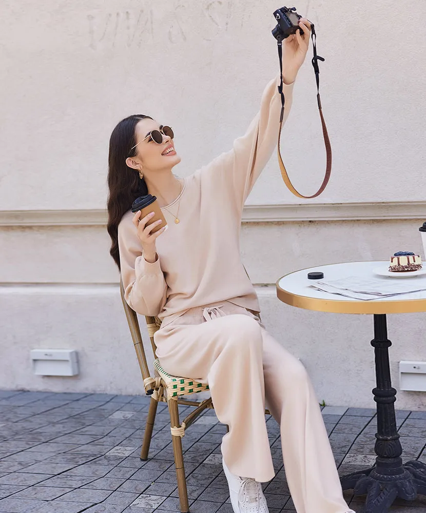 Ekouaer Cozy Knit Pajama Sets (US Only) sold by Ekouaer product image thumbnail 4