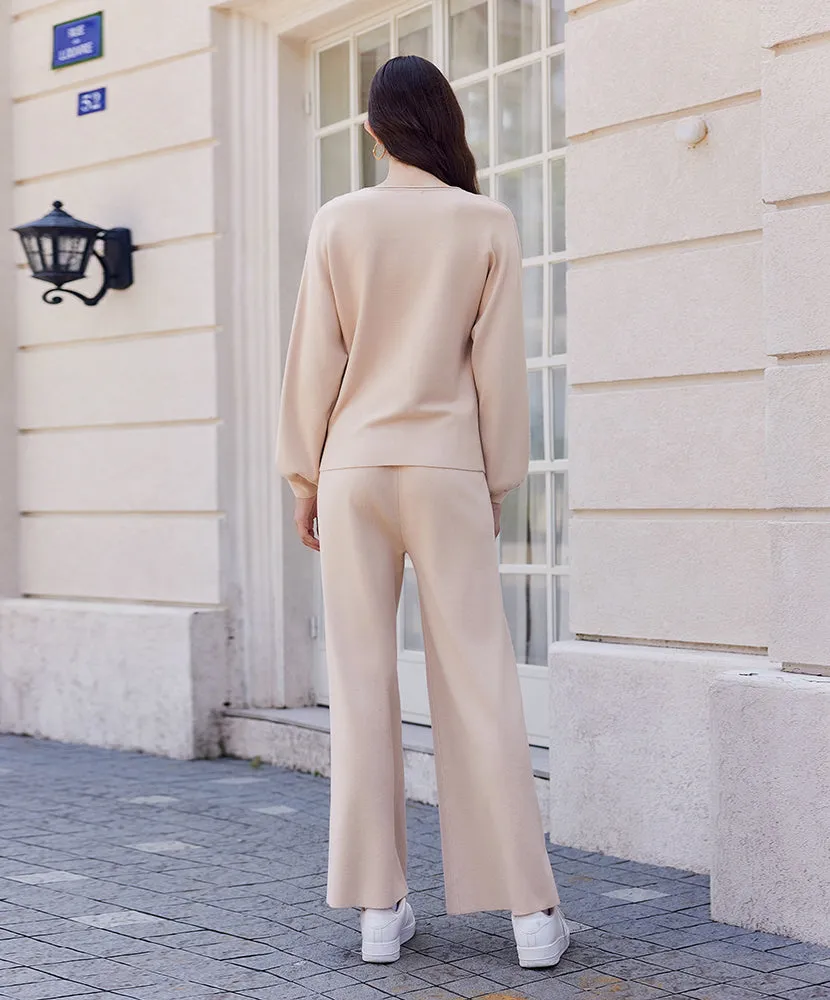 Ekouaer Cozy Knit Pajama Sets (US Only) sold by Ekouaer product image thumbnail 3