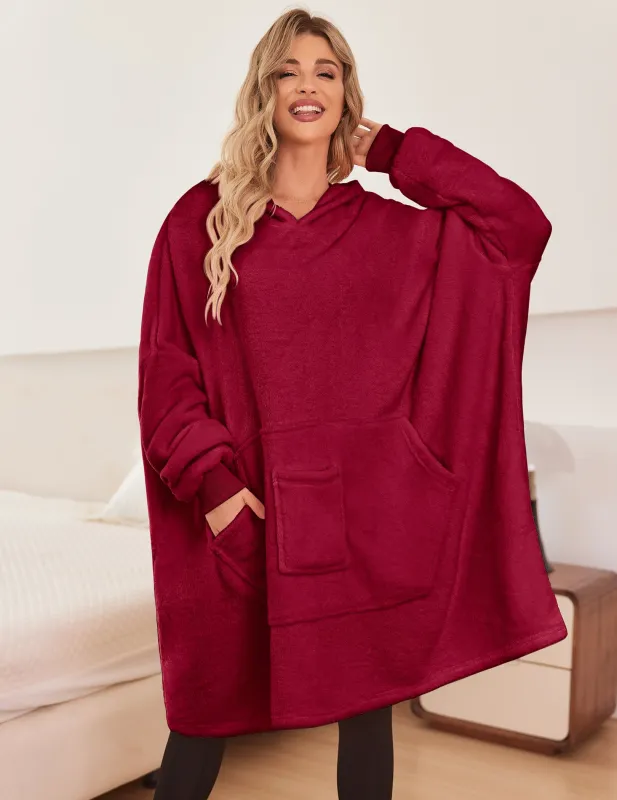 Ekouaer Soft Oversized Hooded Bathrobe (US Only) made by Ekouaer