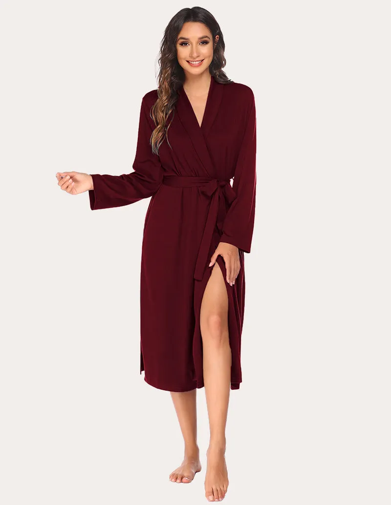 Ekouaer Soft Knit Kimono Bathrobe (US Only) sold by Ekouaer