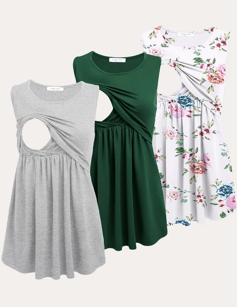 Ekouaer Nursing Tank Tops 3 Packs (US Only) sold by Ekouaer product image thumbnail 2