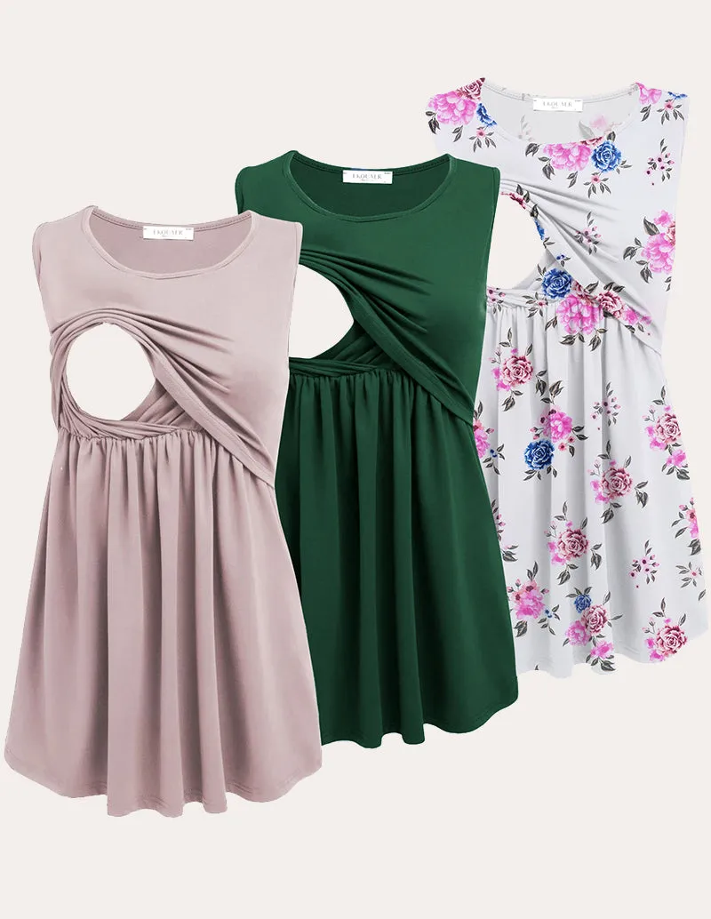 Ekouaer Nursing Tank Tops 3 Packs (US Only) sold by Ekouaer product image thumbnail 4