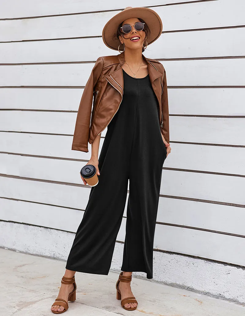 Ekouaer Casual Sleeveless Loose Jumpsuits (US Only) sold by Ekouaer product image thumbnail 5