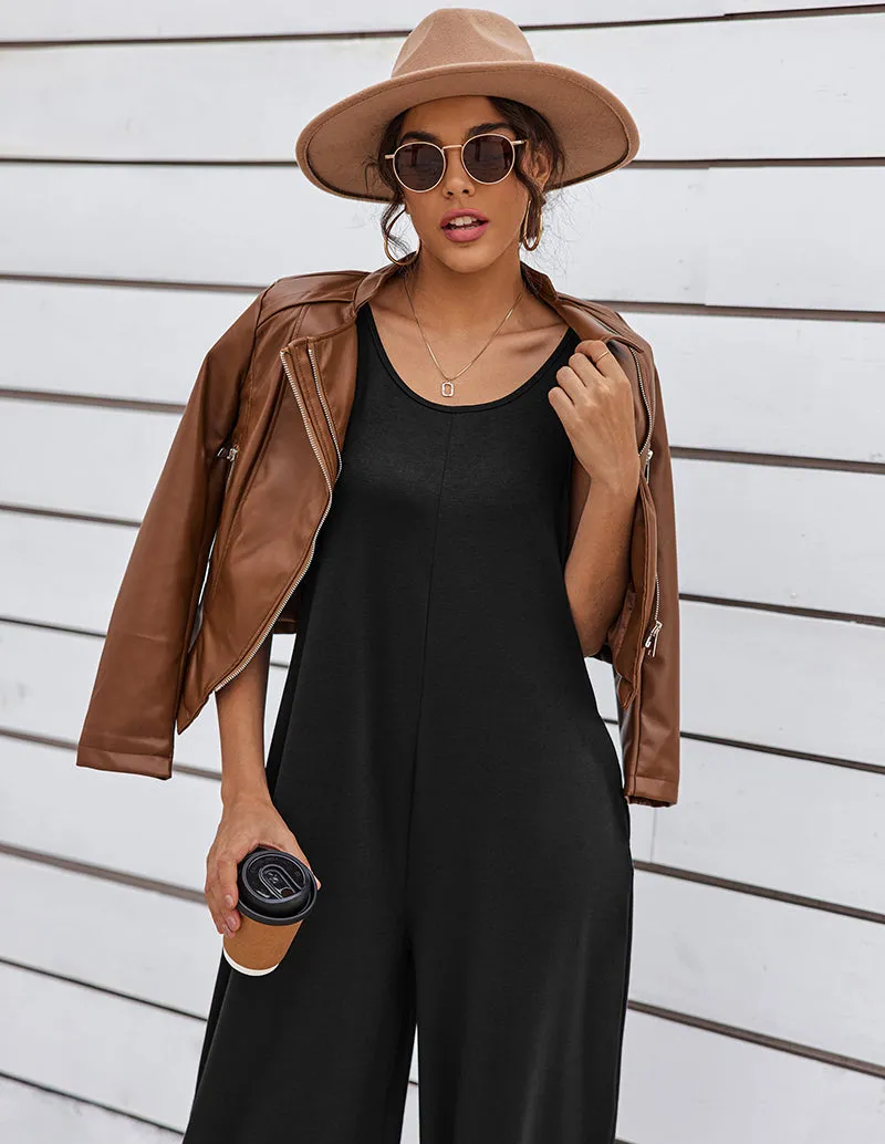 Ekouaer Casual Sleeveless Loose Jumpsuits (US Only) sold by Ekouaer product image thumbnail 3