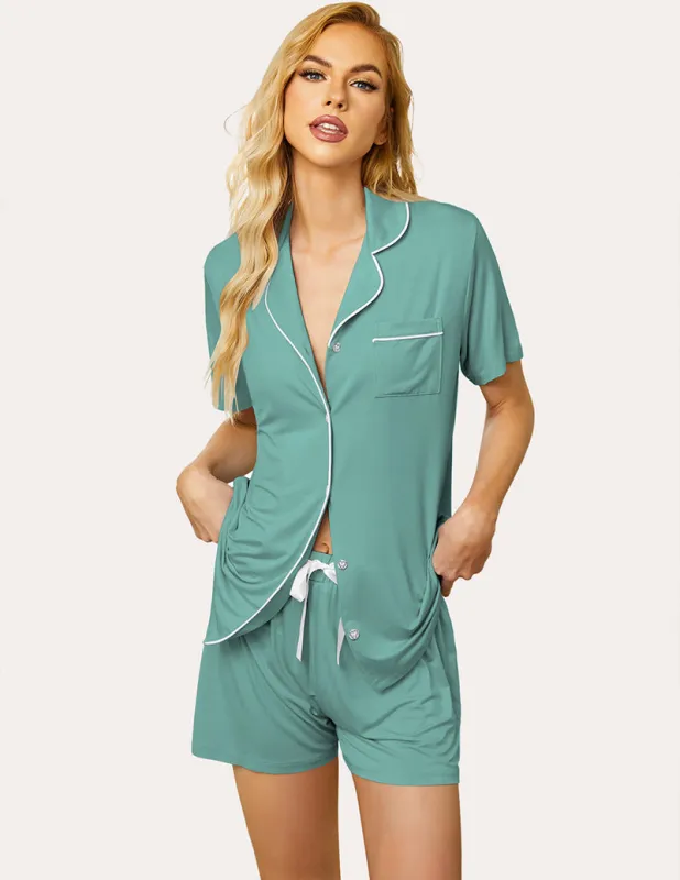 Ekouaer Soft Pajamas Shorts Set (US Only) sold by Ekouaer