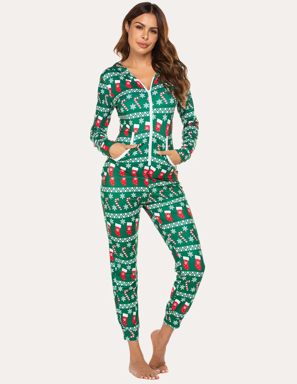 Ekouaer Cozy Hooded Onesies Jumpsuits (US Only) sold by Ekouaer