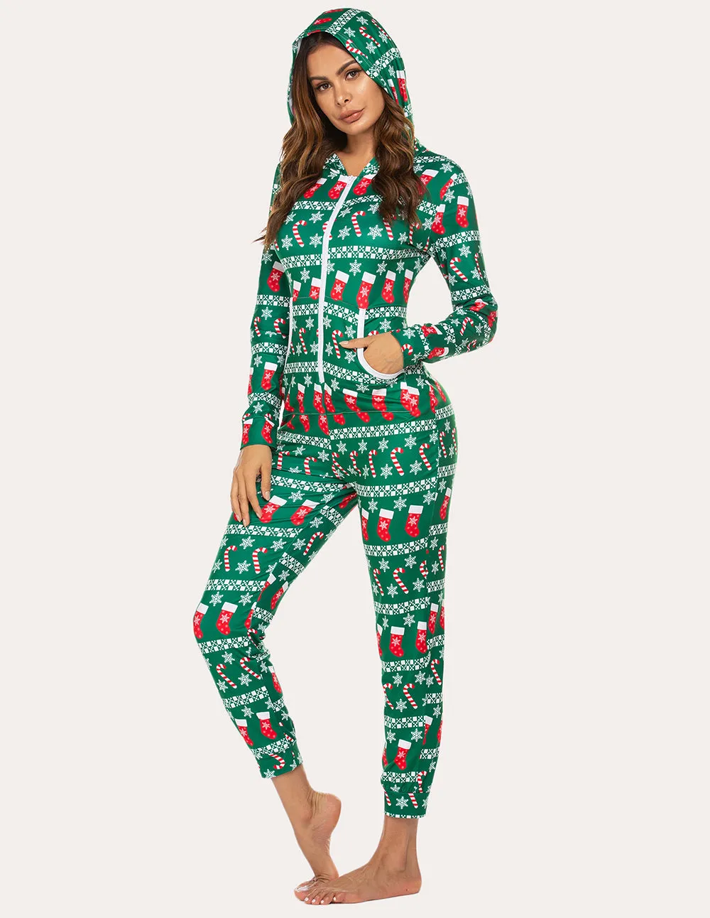 Ekouaer Cozy Hooded Onesies Jumpsuits (US Only) sold by Ekouaer product image thumbnail 5