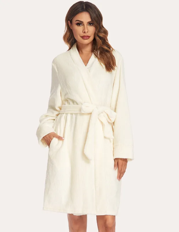 Ekouaer Suede Robe (US Only) made by Ekouaer