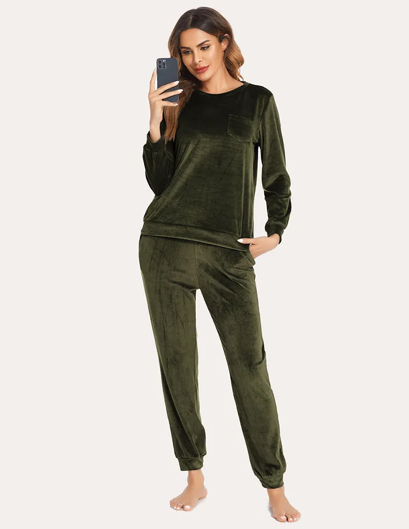 Ekouaer Velour Tracksuit (US Only) sold by Ekouaer product image thumbnail 5