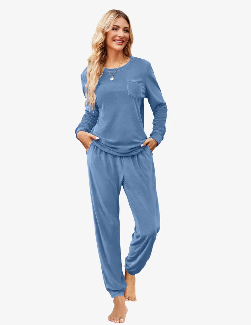 Ekouaer Velour Tracksuit (US Only) sold by Ekouaer product image thumbnail 2