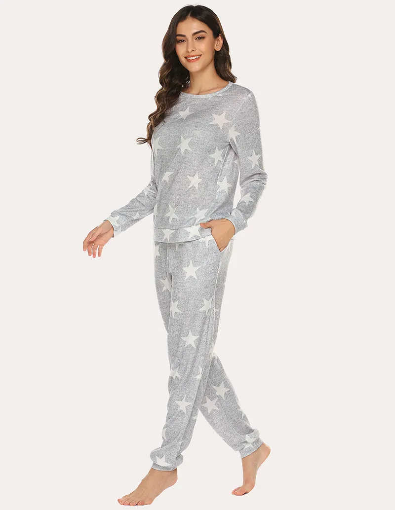 Ekouaer Super-Soft Print Pajama Set (US Only) sold by Ekouaer product image thumbnail 5