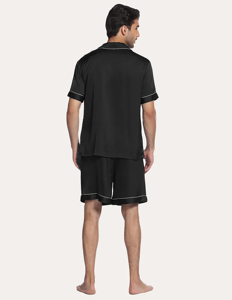 Ekouaer Men Satin Pajama Set (US Only) sold by Ekouaer product image thumbnail 2