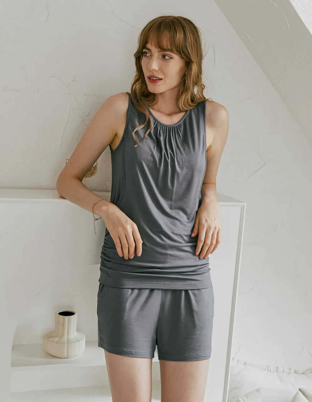 Ekouaer Breastfeeding Sleepwear Set (US Only) sold by Ekouaer