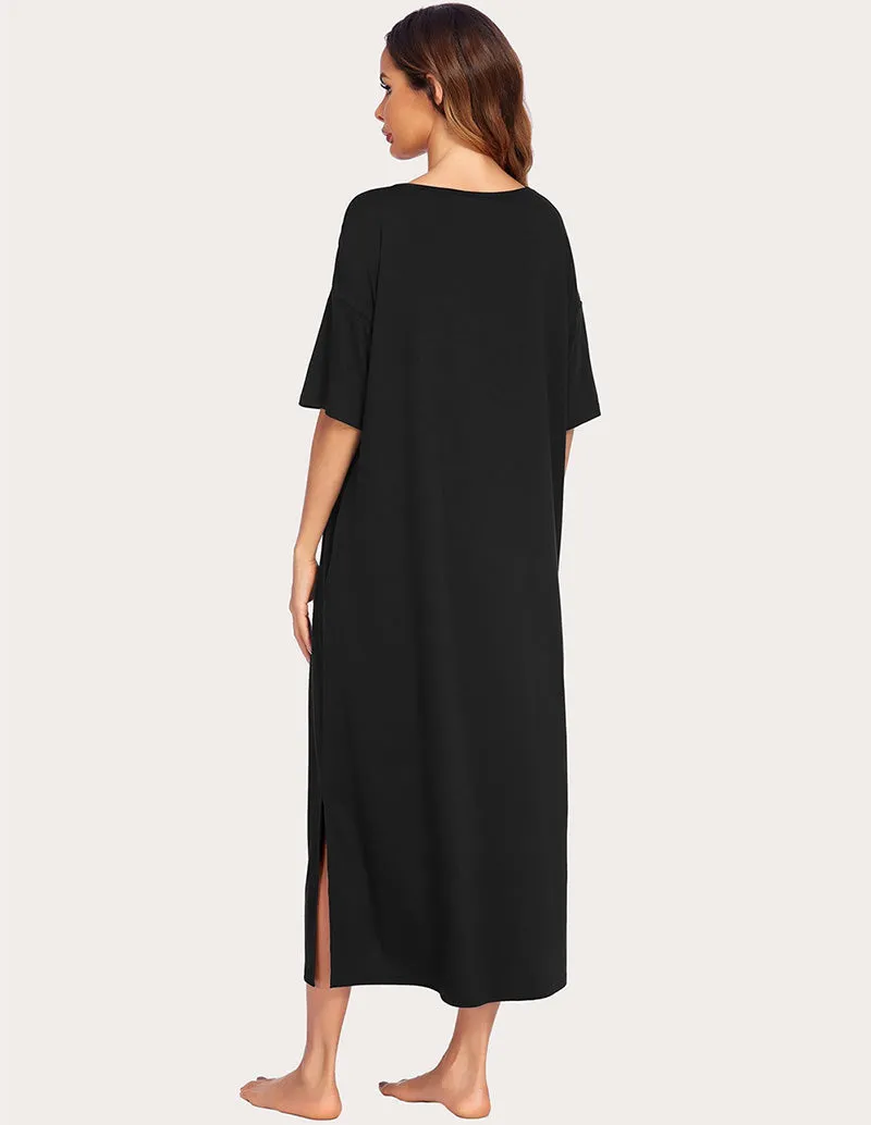Ekouaer Side Split House Dress (US Only) sold by Ekouaer product image thumbnail 2