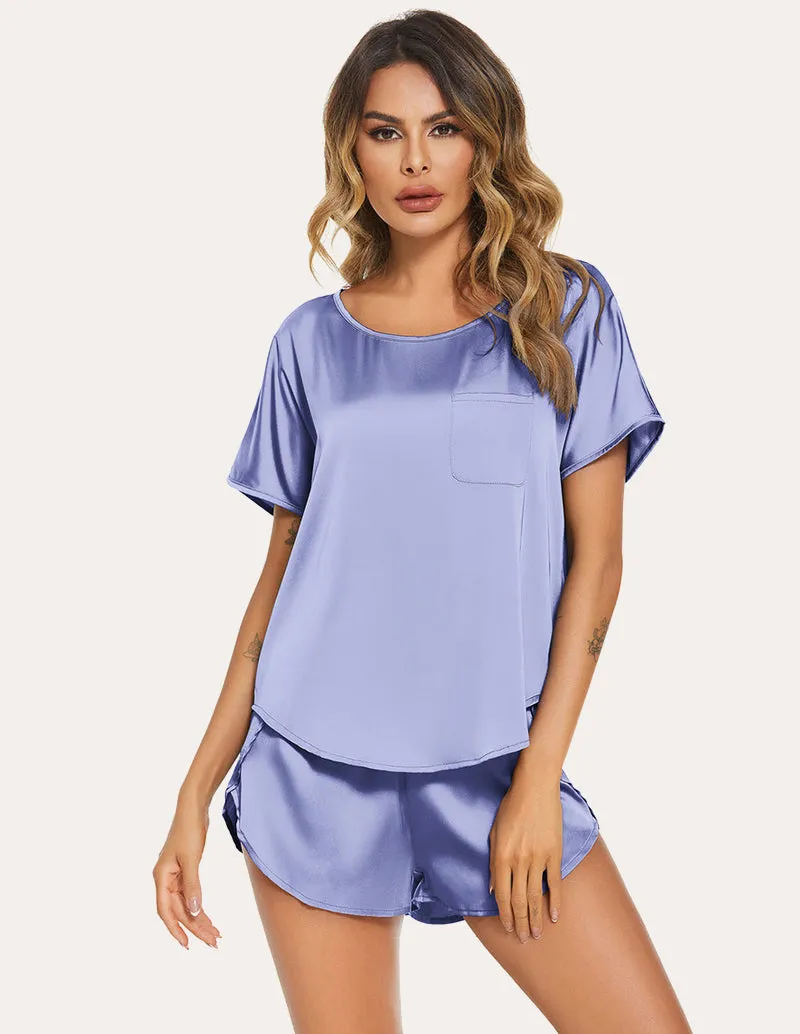 Ekouaer 2 Pieces Satin Pajamas Set (US Only) sold by Ekouaer product image thumbnail 2