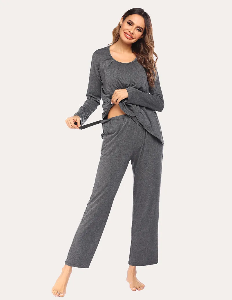 Ekouaer Breast-feeding Pajamas Set (US Only) sold by Ekouaer product image thumbnail 5