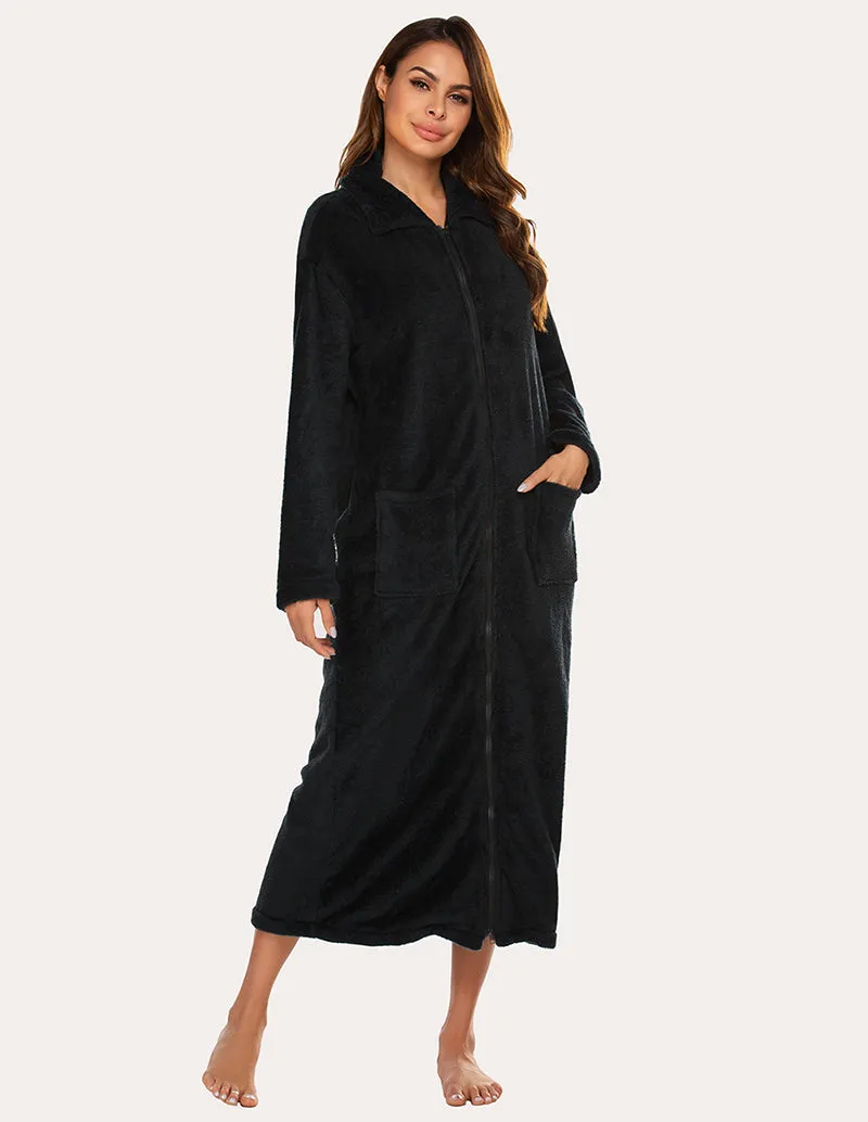 Ekouaer Long Warm Fleece Robe (US Only) sold by Ekouaer