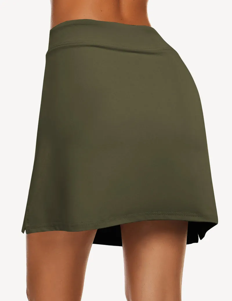 Ekouaer Double-Layered Shorts Skirt (US Only) sold by Ekouaer product image thumbnail 5