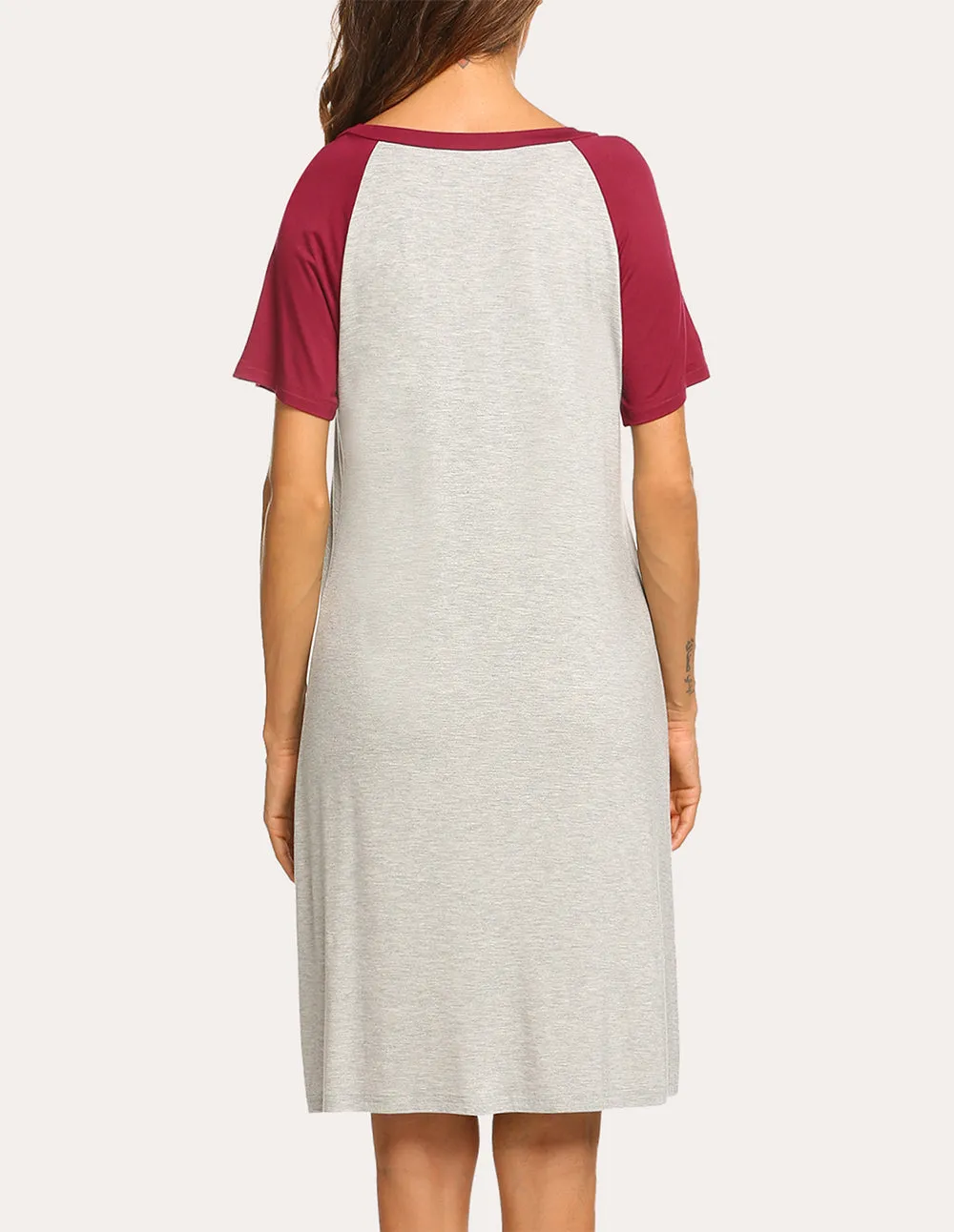 Ekouaer Cartoon Print Nightdress (US Only) sold by Ekouaer product image thumbnail 2