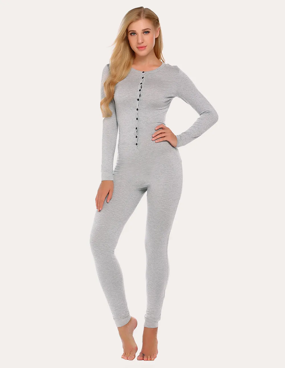 Ekouaer One Piece Thermal Romper (US Only) sold by Ekouaer