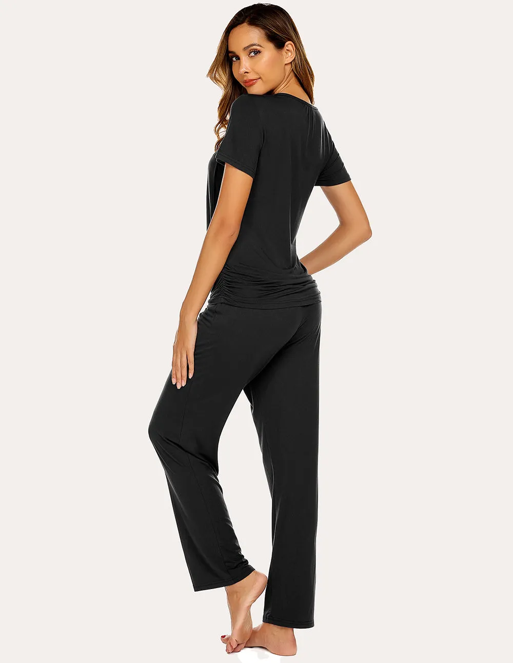 Ekouaer Breastfeeding Pajamas Set (US Only) sold by Ekouaer product image thumbnail 2