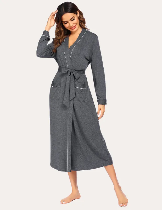 Ekouaer Classic Robes with Belt (US Only) made by Ekouaer
