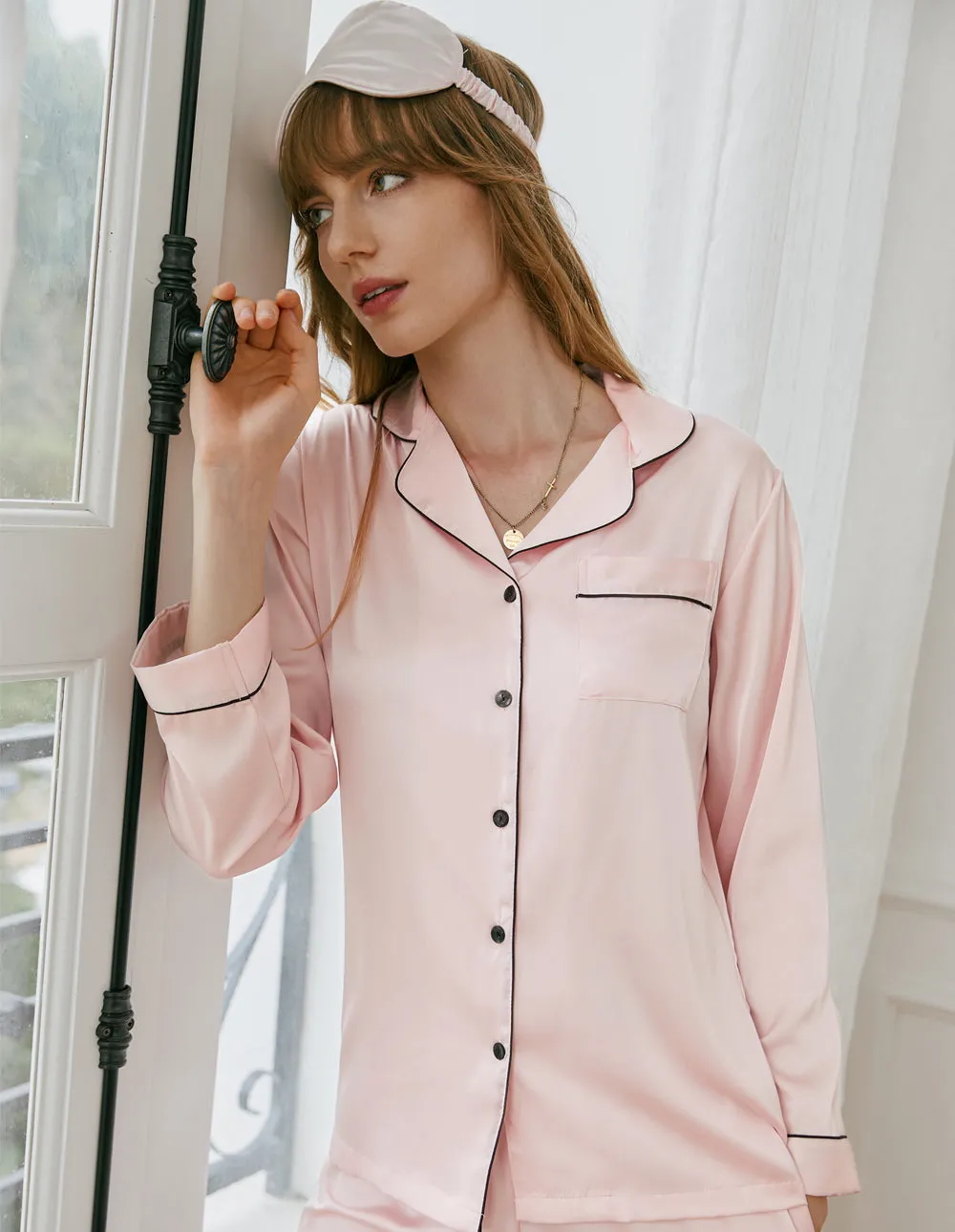 Ekouaer Classic Pajama Set (US Only) sold by Ekouaer product image thumbnail 4