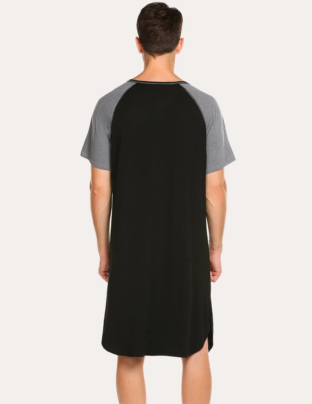 Ekouaer Men Comfort Nightshirt (US Only) sold by Ekouaer product image thumbnail 2