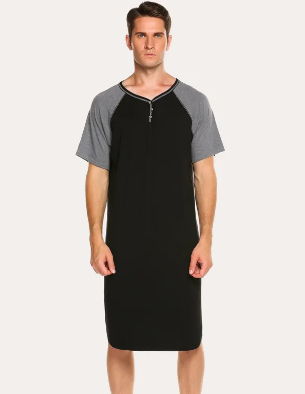 Ekouaer Men Comfort Nightshirt (US Only) sold by Ekouaer