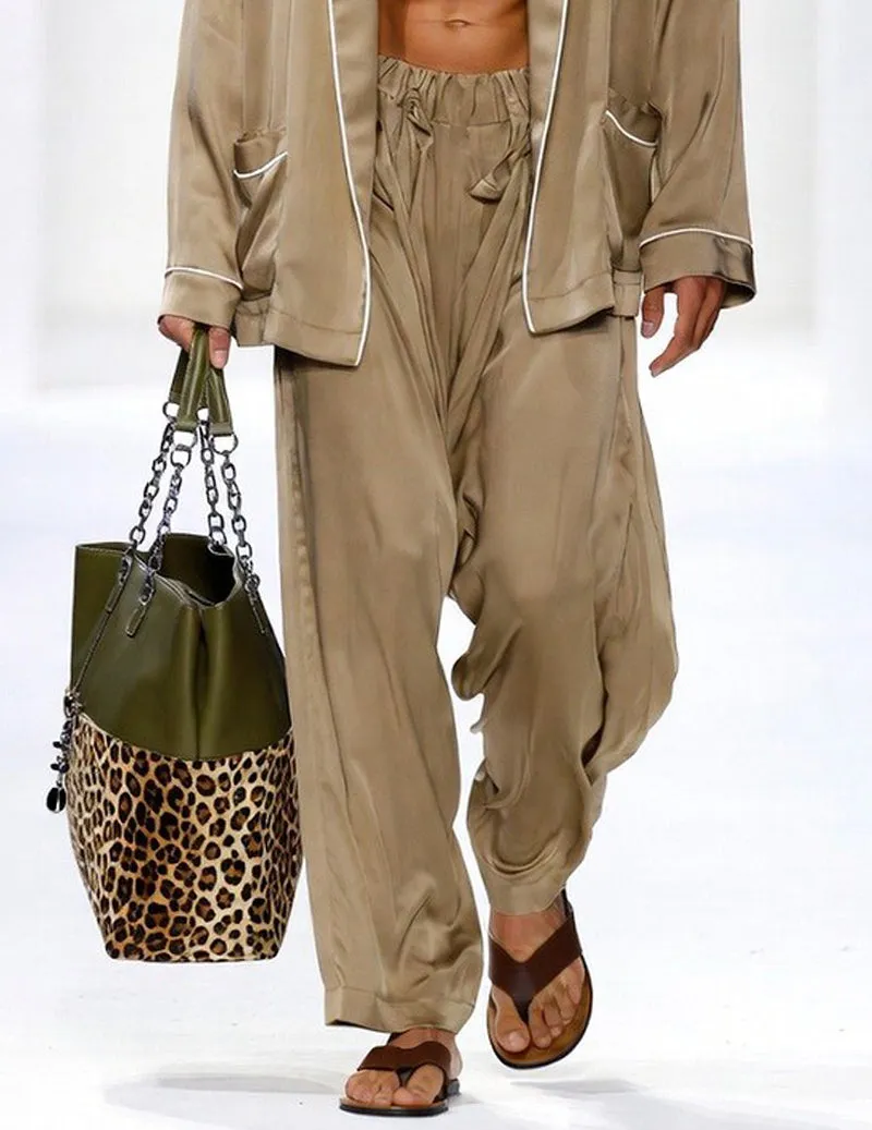 Men's Open-Front Kimono Robe & Wide-Leg Lounge Pants Set sold by Ekouaer product image thumbnail 3