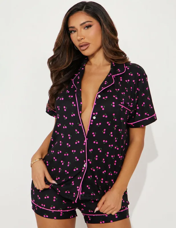 2 Piece Soft Pajama Set Short Sleeve made by Ekouaer