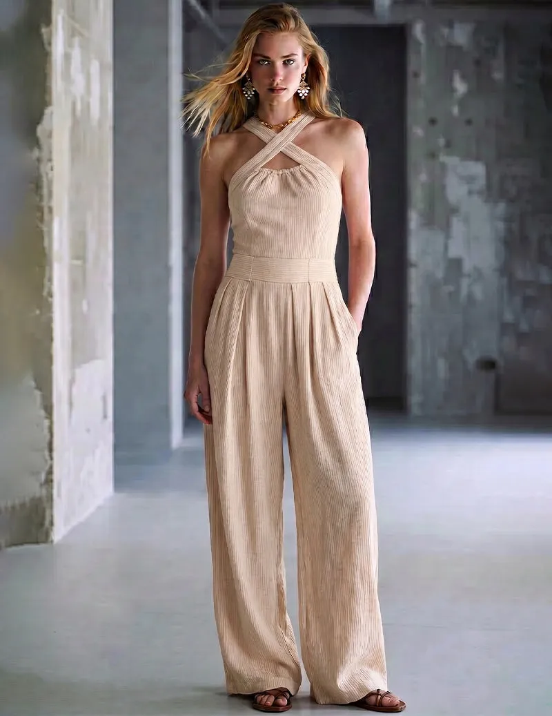 Turtleneck Long Sleeve Ribbed Stretch Jumpsuit sold by Ekouaer product image thumbnail 2