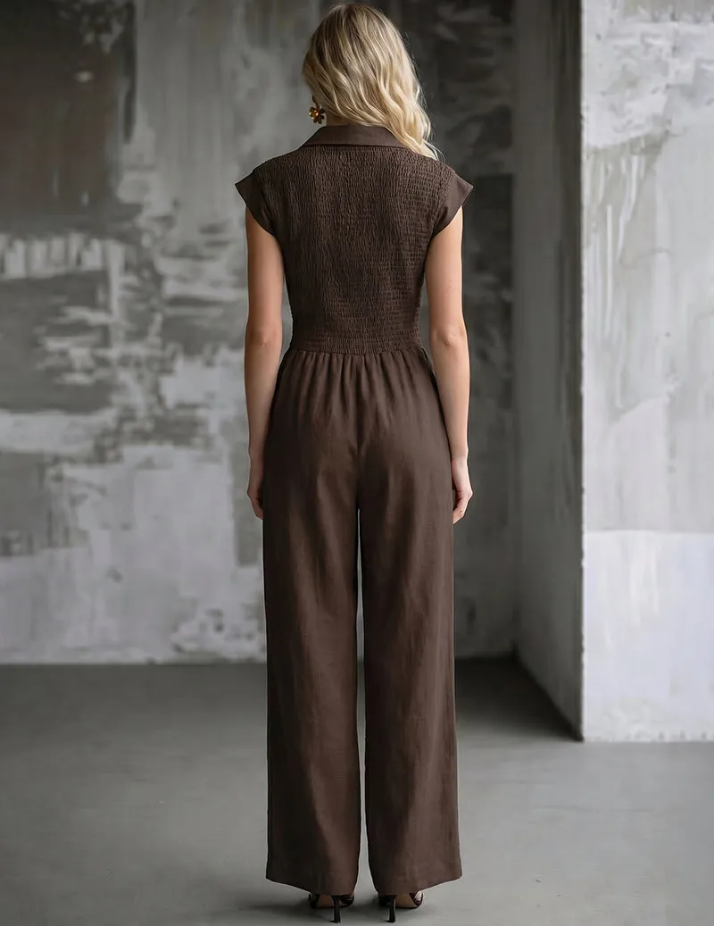Mock Neck Long Sleeve Slim Knit Jumpsuit sold by Ekouaer product image thumbnail 3