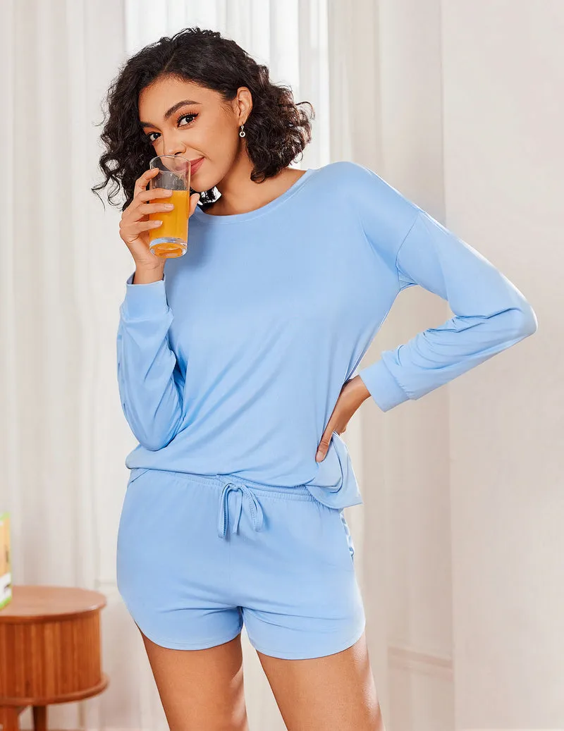 Ekouaer Women's Long Sleeve Pajama Set 2-Piece Lounge Set sold by Ekouaer