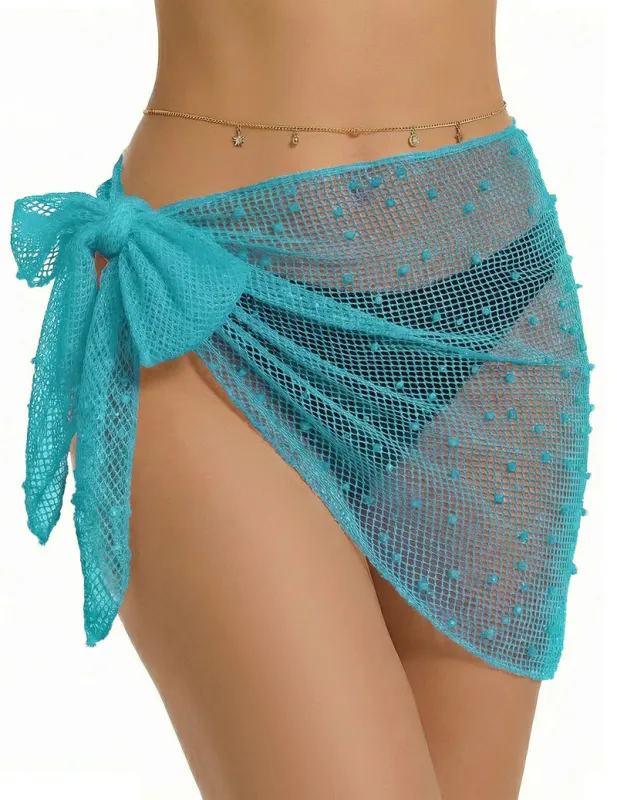 Ekouaer Crochet Sarong Beach Wrap Cover Up made by Ekouaer