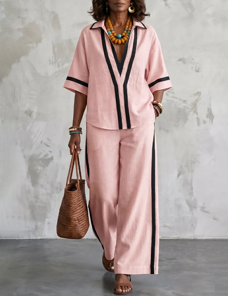 Ekouaer Pajama Set Silky Smooth Cami and Wide Leg Pants Set sold by Ekouaer product image thumbnail 4